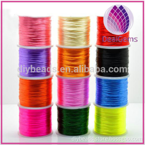 Wholesale Mixed colorful Crystal elastic line/cord/thread/wire for handmade DIY Jewelry
